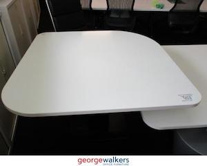 PR4948 - White Electric Meeting Table