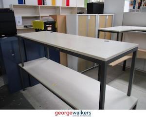 PR5608 - White  Narrow Desk