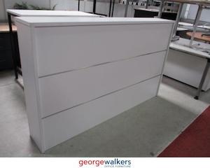 Second hand furniture: PR5634 - White  Reception Counter