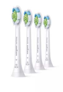 Philips Sonicare W2 Optimal White standard brush heads, White 4 pack HX6064/67