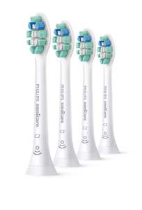 Philips Sonicare C2 Optimal Plaque Defence standard brush heads, White 4 pack HX9024/67