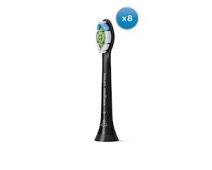 Philips Sonicare W2 Optimal Black Standard sonic toothbrush heads 8 pack HX6068/96