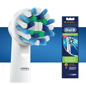 Oral-B CrossAction Replacement Brush Heads – 2 pack EB50-2