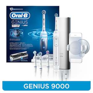 Oral-B GENIUS 9000 White Electric Rechargeable Toothbrush G9000W