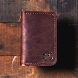 The Raw Edge Bifold Wallet - Bison