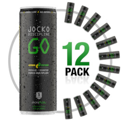 Frontpage: JOCKO DISCIPLINE GO DRINK - CITRUS PSYCHO - 12 Pack