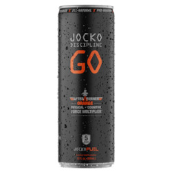 JOCKO DISCIPLINE GO DRINK - AFTER BURNER ORANGE - (Singles)