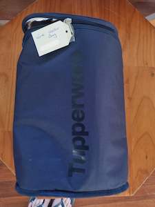 Tupperware: Insulated Wine cooler Bottle Bag Dark Blue