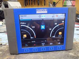 Sandvik monitor control unit repair service.