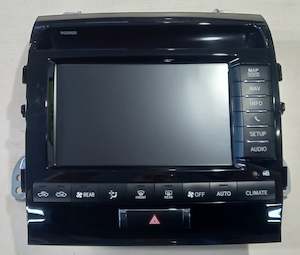 Toyota Landcruiser/Sahara/Prado - radio infotainment system - display issues