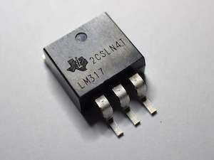 Voltage Regulators 1: LM317, Positive adjustable voltage regulator, 1.3V~37V, TO-263