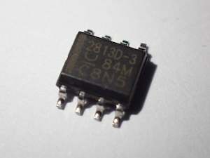 Voltage Regulators 1: UCC2813D-3 Low Power Economy BiCMOS Current Mode PWM SOP8