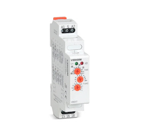 Commercial: VENGIM VG531TH00 Timer Relay 12v-240v AC/DC Electronic 16A Modular with 10 Functions and Delay Time Adjustable