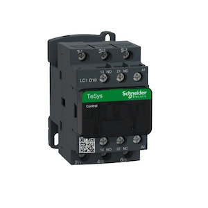 Commercial: LC1D38B7C Schneider Electric LC1D Series Contactor, 24 V ac Coil, 3-Pole, 38 A, 18.5 kW, 3NO, 440 V ac