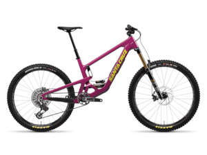 Bicycle and accessory: Santa Cruz Bronson V5