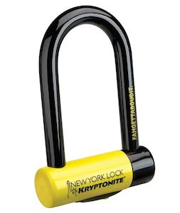 Bicycle and accessory: Kryptonite New York U-Lock Fahgettaboudit