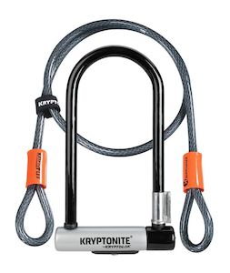 Bicycle and accessory: Kryptonite Kryptolok U-Lock 100 x 230mm