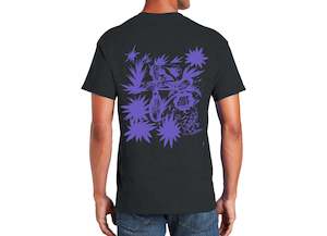 Get Lost Cycling T-Shirt - Black & Purple