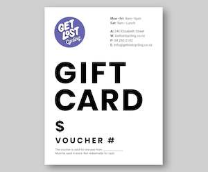 Bicycle and accessory: Gift Card