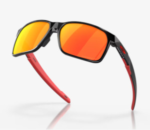 Oakley Portal X Polished Black W/ Prizm Ruby Polarized