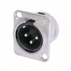 Neutrik NC3MD-L-1 male panel mount XLR connector