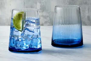 Set of 2 Blue Tumblers