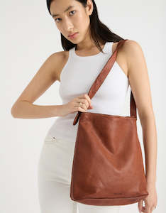 20% off Juju & Co Bucket Tote Cognac