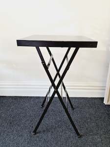 French Country Square Iron Side Table