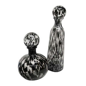 Glass Decanter - Black