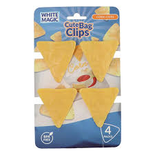 Gift: WHITE MAGIC Bag Clips Corn Chip