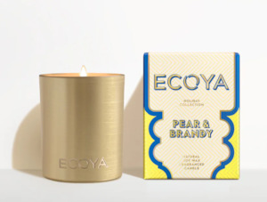 ECOYA - Pear & Brandy Mini Goldie Candle