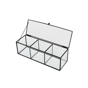 Gift: Glass Hinged Box 25/8/8