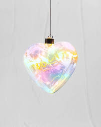 Gift: STELLAR Hanging Glass Pearl Tint Heart