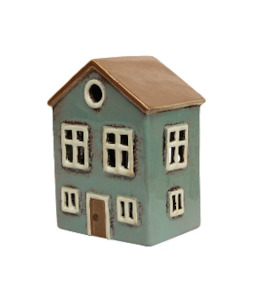 Gift: Alsace Tea Light House Light Blue