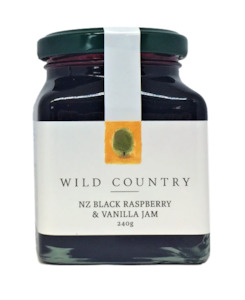 WILD COUNTRY Black Raspberry & Vanilla Jam