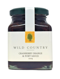 WILD COUNTRY Cranberry Orange & Port Sauce