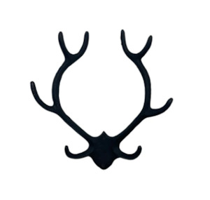 Gift: CAST IRON - Antlers Wall Hook