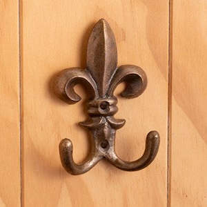 Cast Iron Fleur De Lis Double