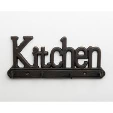 Gift: CAST IRON 'KITCHEN' KEY HANGER