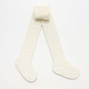 Gift: Lamington Merino Wool Tights-Natural