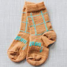 Gift: Lamington Merino Crew Socks-Nile