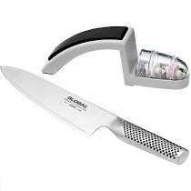 Gift: GLOBAL Cook's Knife and Sharpener