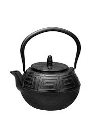 CAST IRON TEA POT - Majestic Black