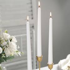 Gift: Taper Candle - White