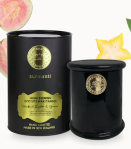 Surmanti Soy Wax Candle Starfruit Lychee & Guava