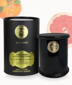 Gift: Surmanti Soy Wax Candle Sweet Mandarin & Grapefruit