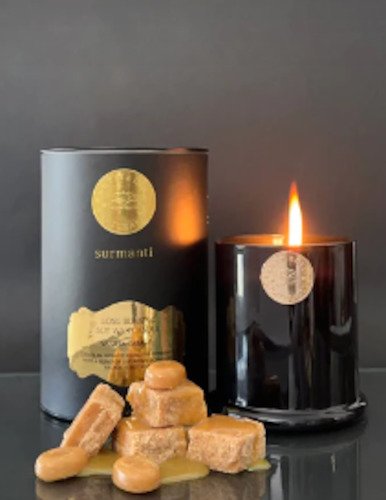 Surmanti Soy Wax Candle Vanilla Caramel