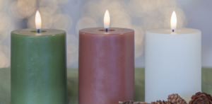 Gift: Stellar Nordic Indoor LED Candle - Coloured