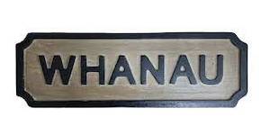 SMALL WHANAU SIGN