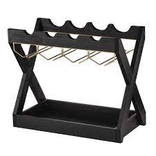 Brody Black Wine Rack